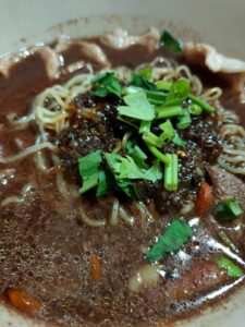 Beef boat noodles, Bangkok, Thailand 2023