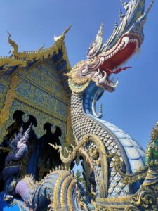 Blue temple, Chiang Mai, Thailand, 2023