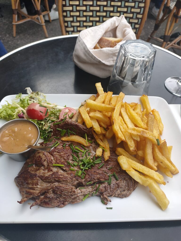 Steak and fries, Paris, France 2024