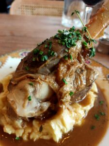 Lamb shank, Paris, France 2024